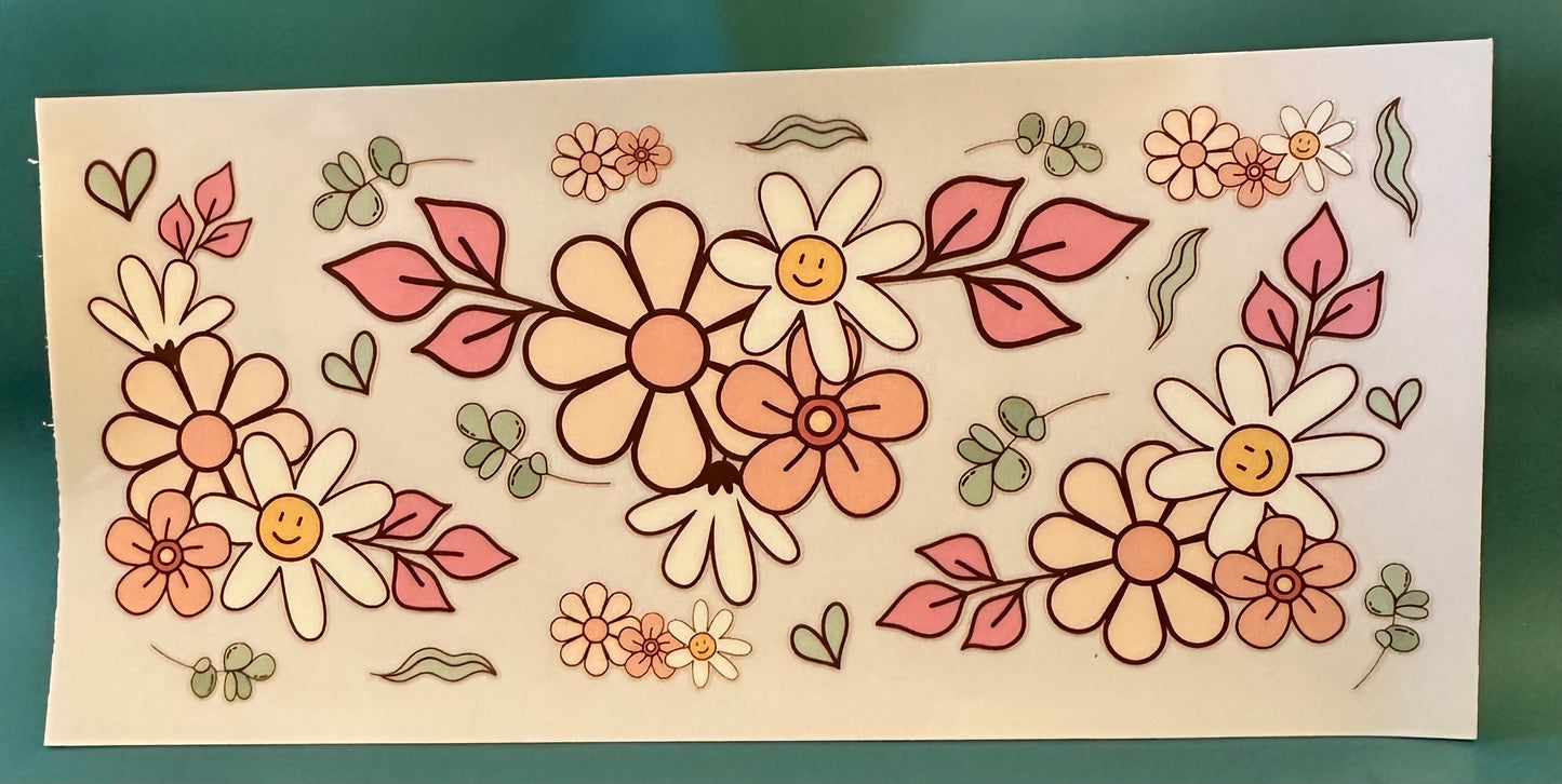 C72 Flowers with smiley faces