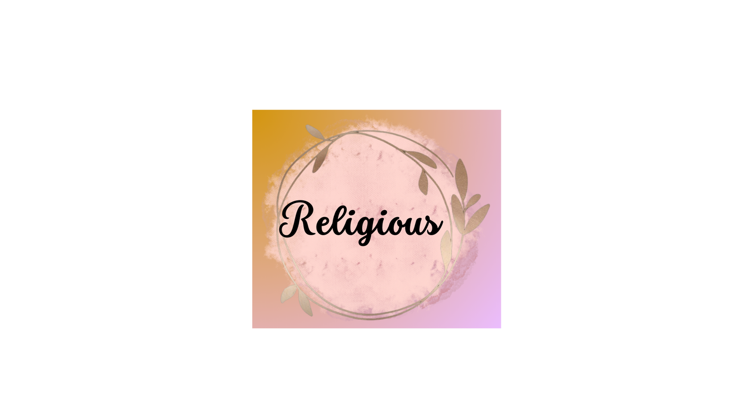 Religious cup decals