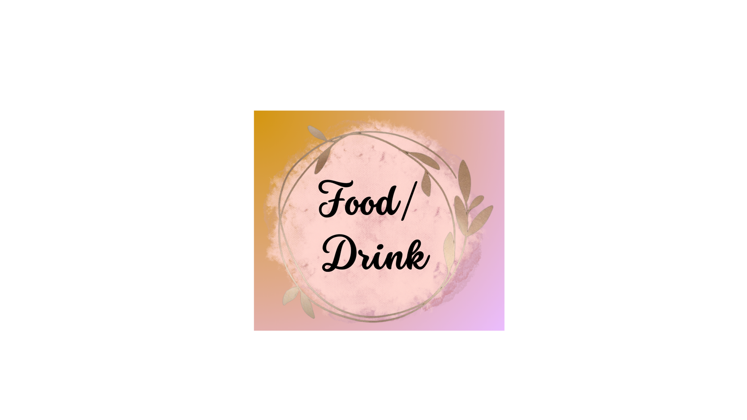 Food/drink cup decals