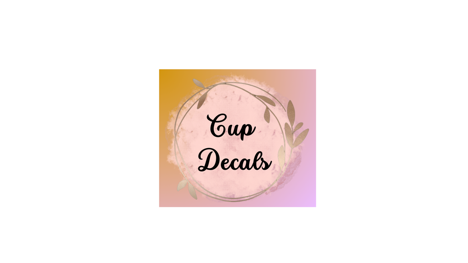 Decals for cups
