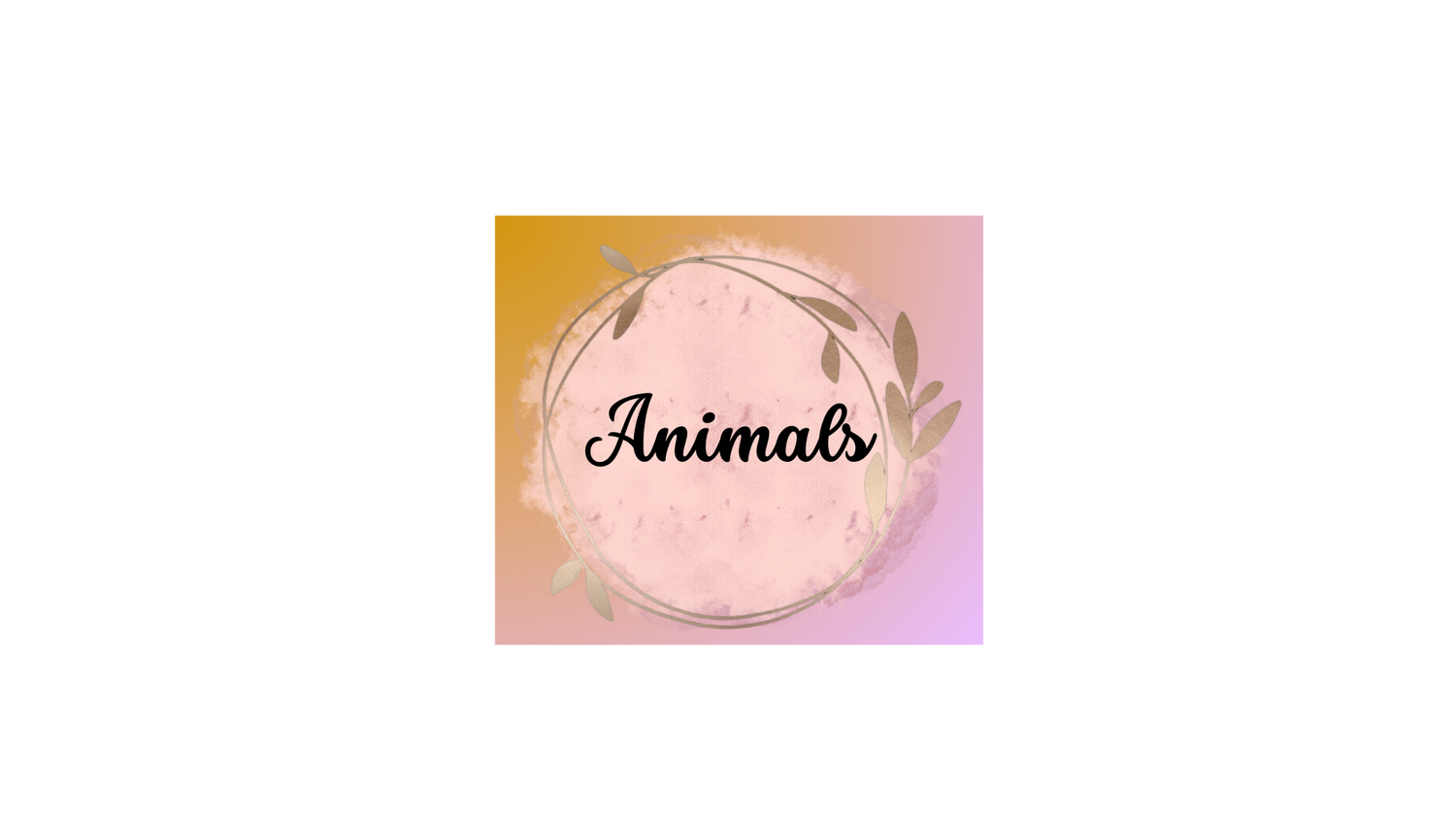 Animal cup decals