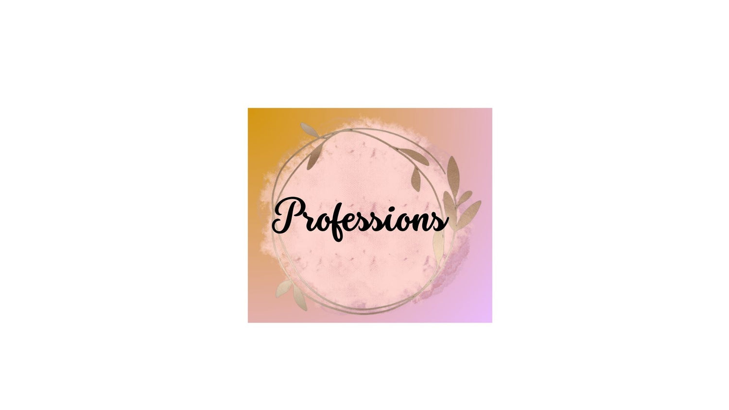 Professions cup decals