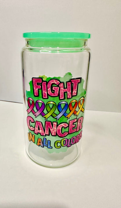 Pre made.        Fight cancer all colors