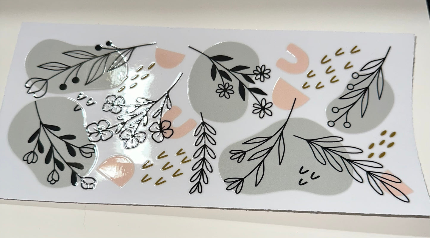 C112 coral grey flowers