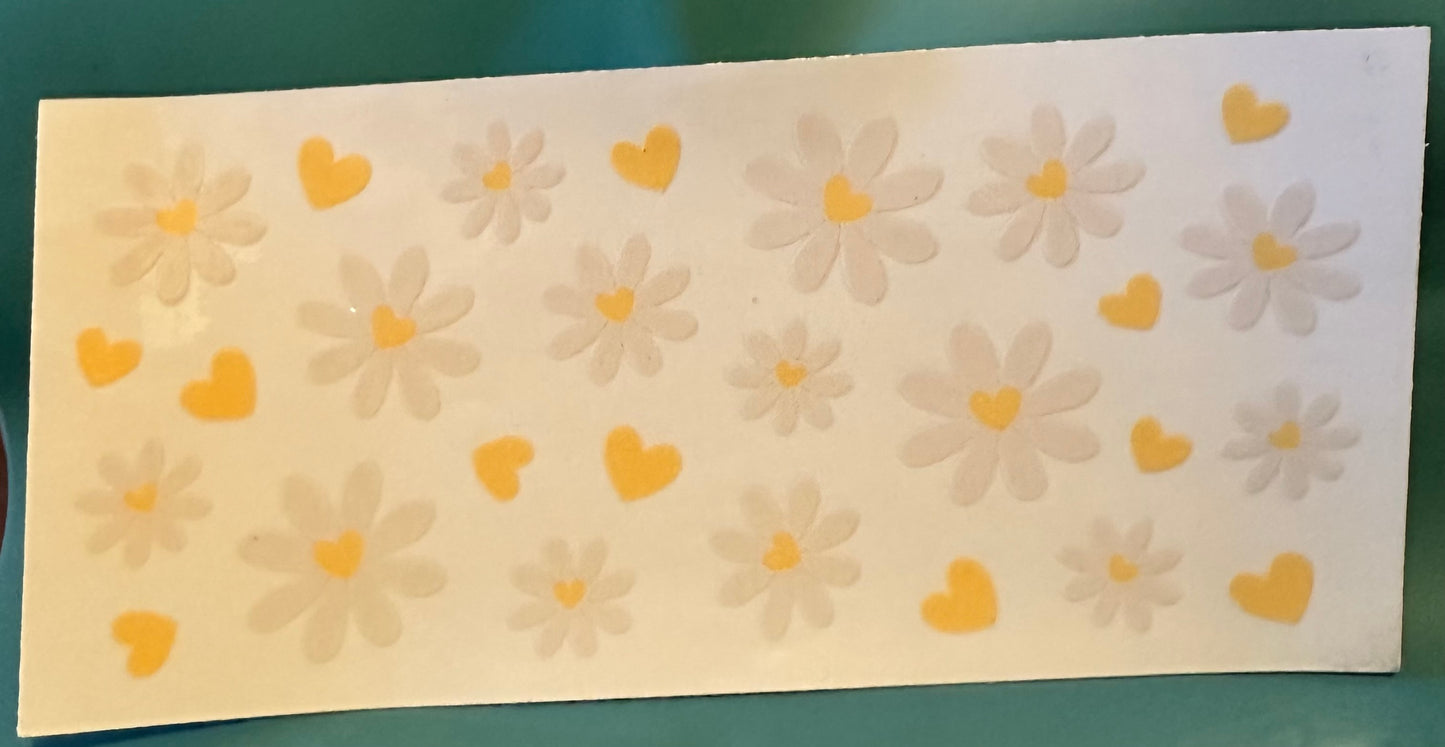 C87 Sunflowers and hearts