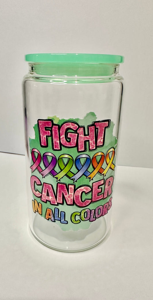 Pre made.        Fight cancer all colors