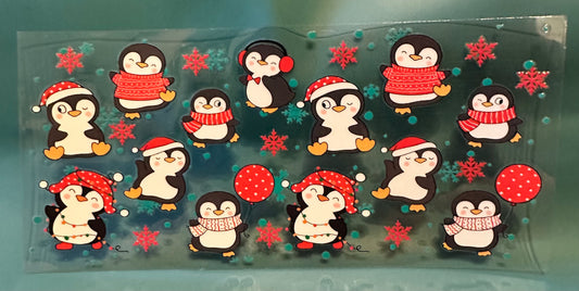 C17 Christmas penguins