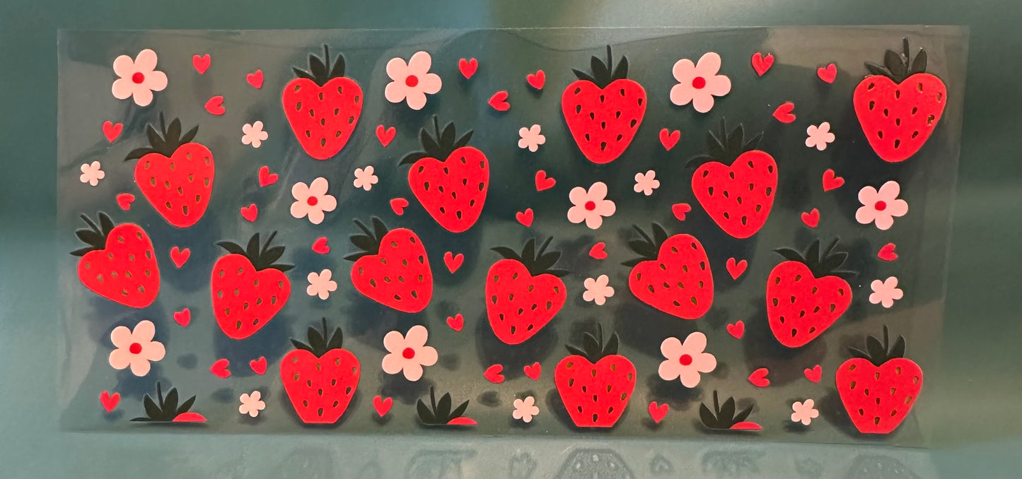 C20 Strawberries and flowers