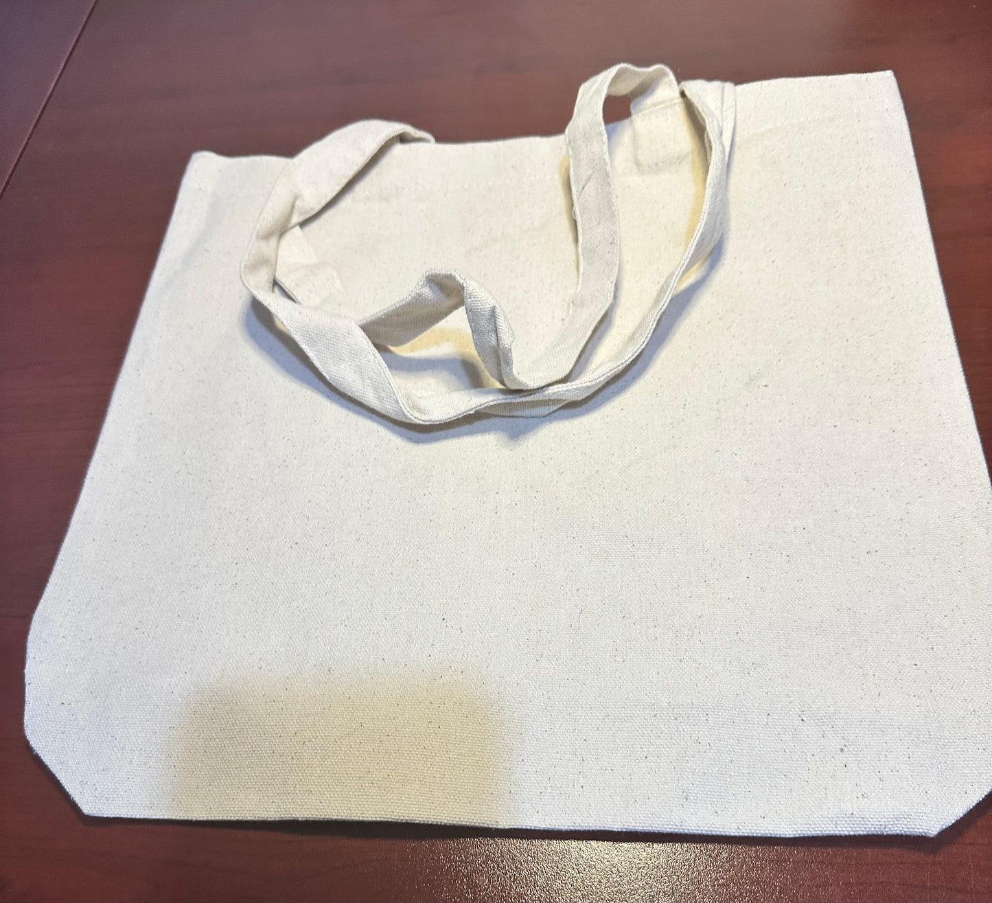 Small off white tote 13.5 in