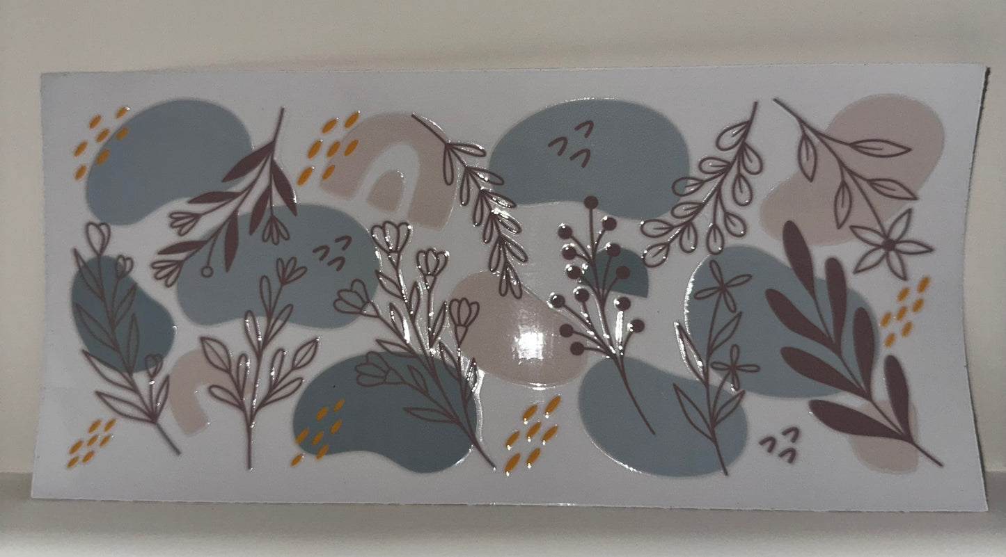 C113 blue grey flowers
