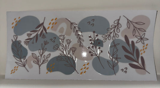 C113 blue grey flowers
