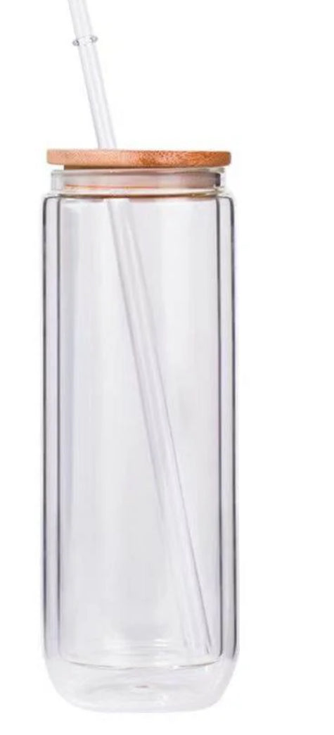 20oz acrylic snow globe cup