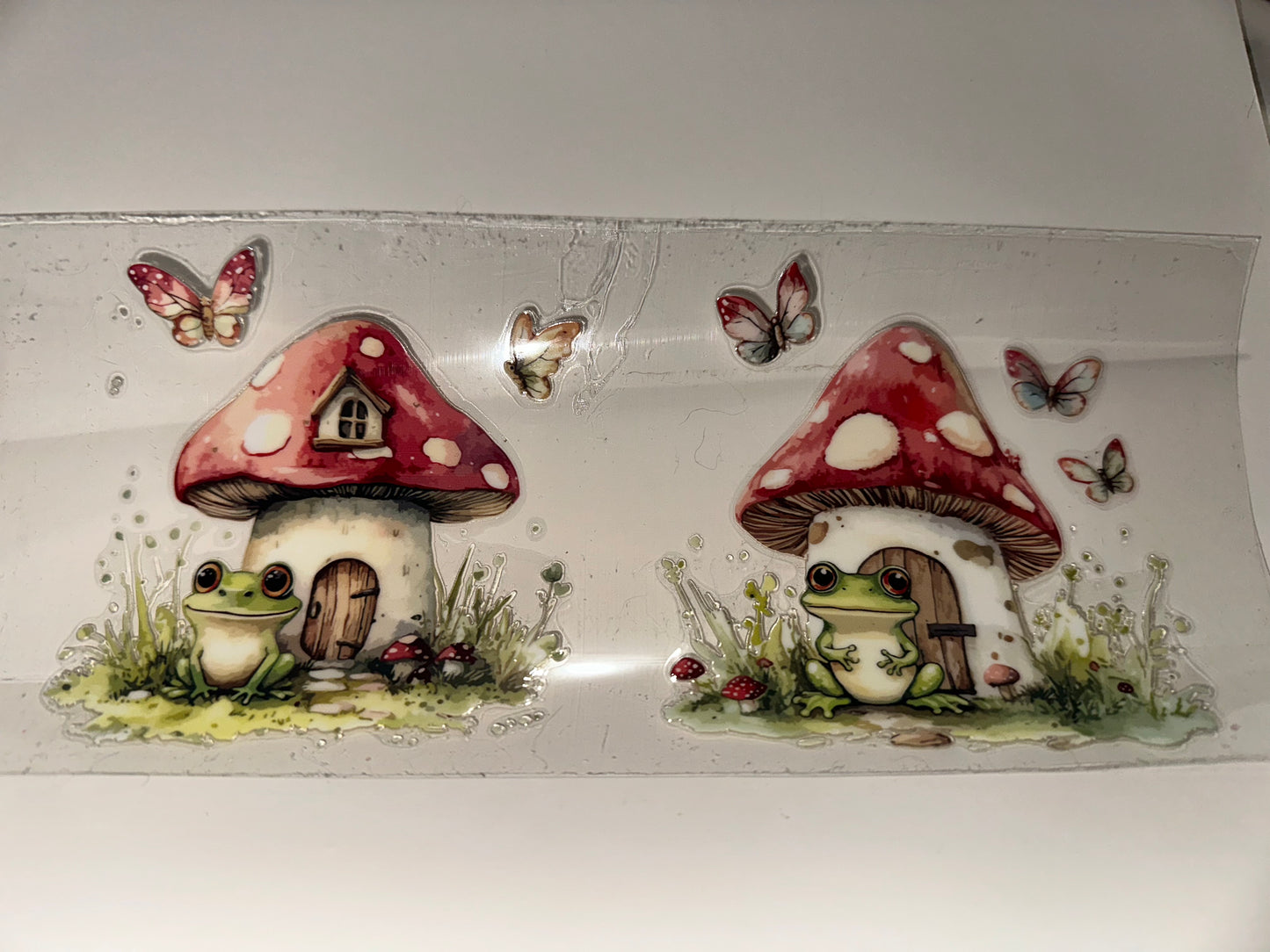 C141 frogs & mushroom houses