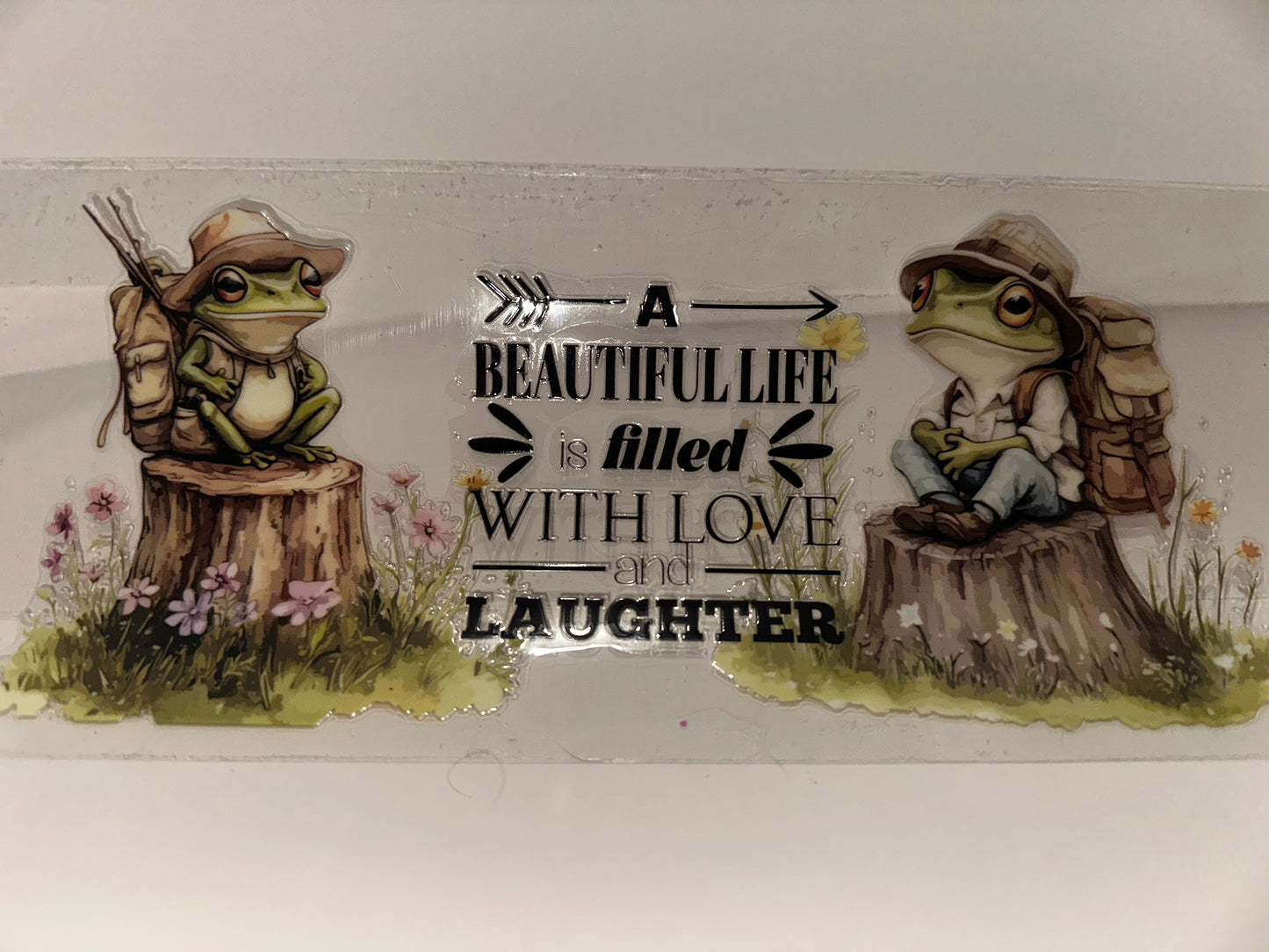 C142 frog filled with love