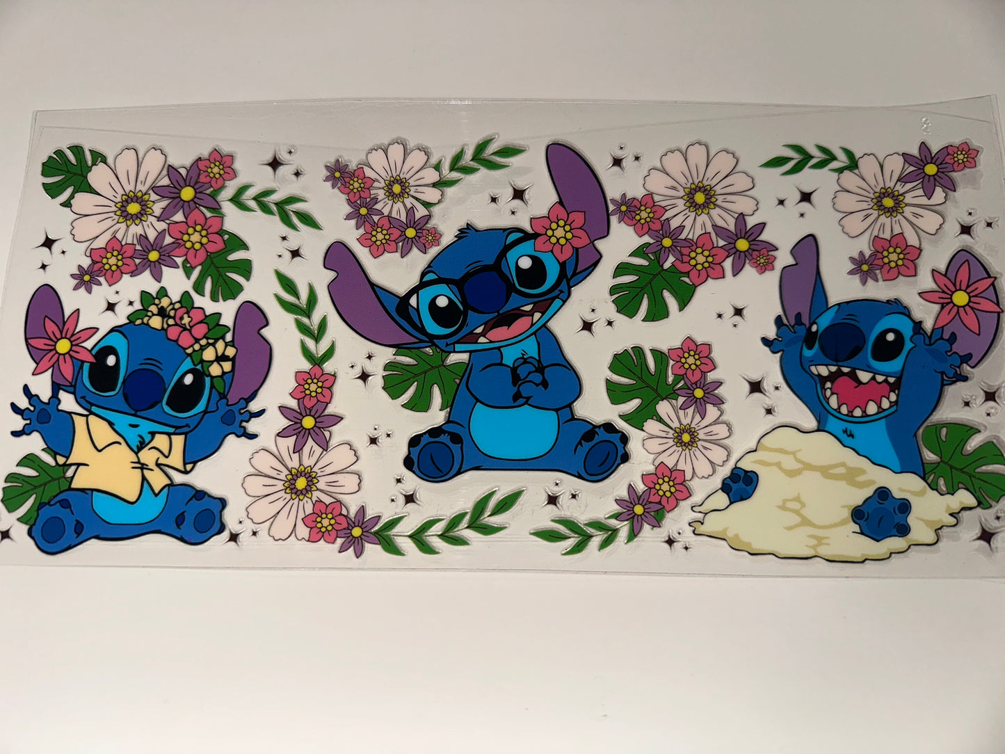 C127 Stitch flowers and beach sand