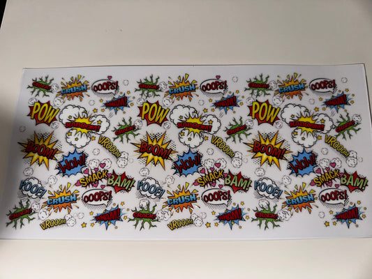 C120 pow comic book
