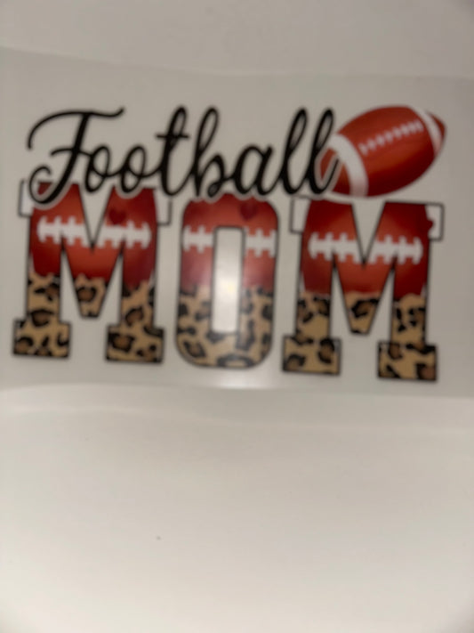 S65 football mom bottom leopard