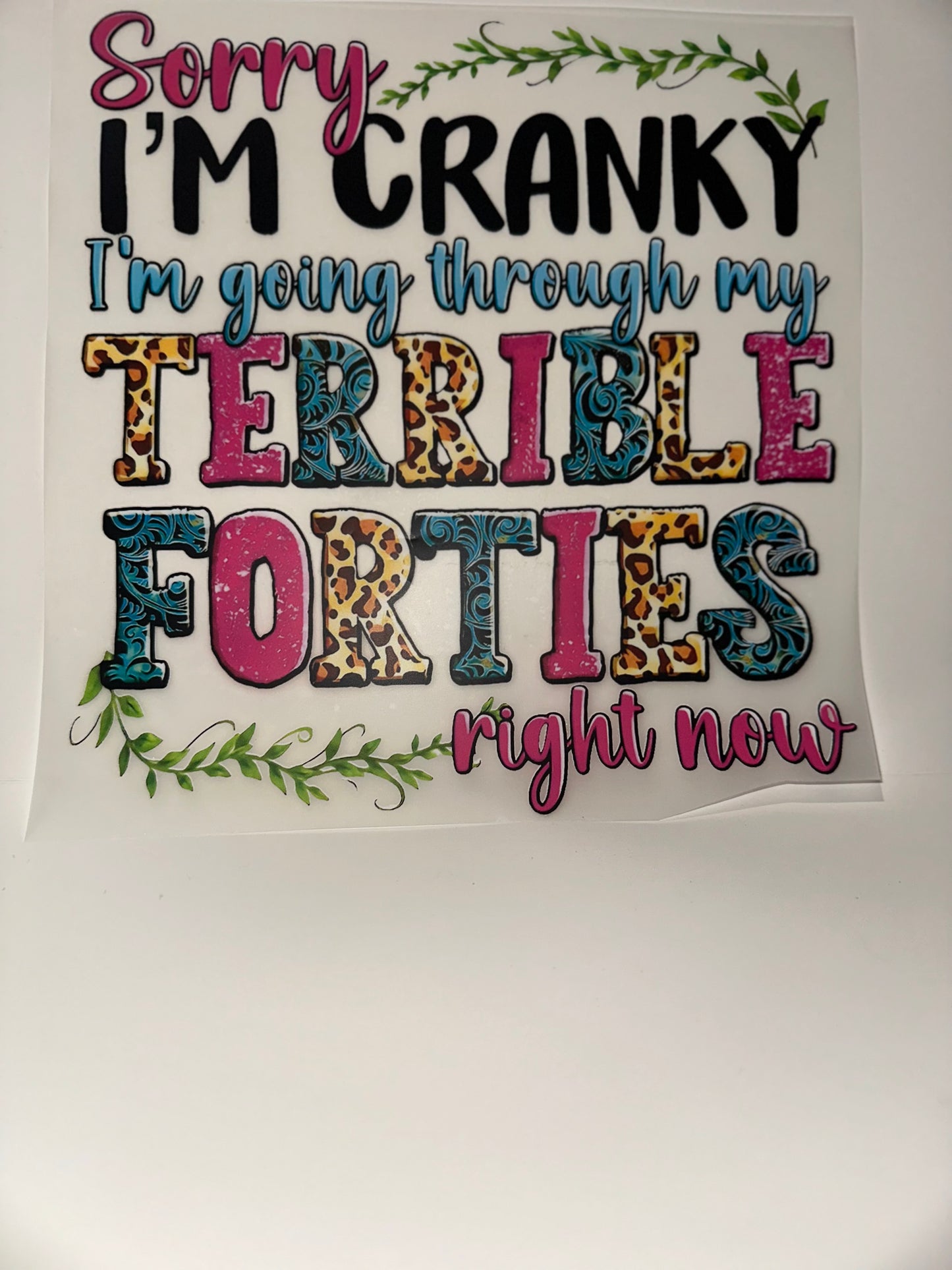 S48  terrible fourties'